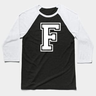 Letter F Baseball T-Shirt